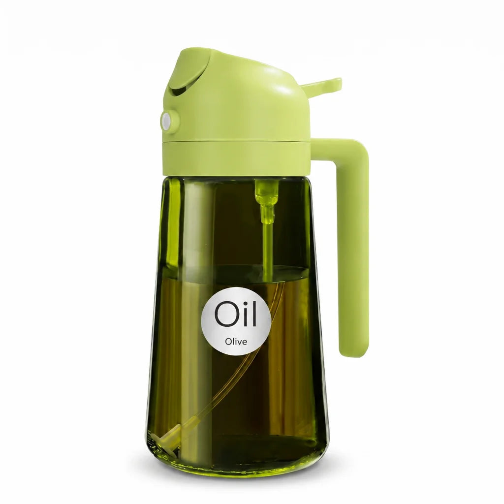 Oil Dispenser Bottle for Kitchen, 2 in 1 Olive Oil Dispenser and Oil Sprayer
