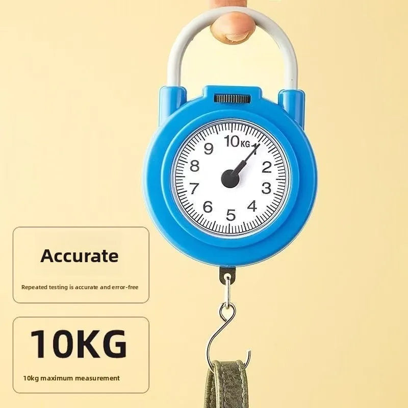 10kg Portable Hanging Mechanical Scale Fish Luggages Kitchen Scale Hanging High Precision Digital Hand Held Spring Scale
