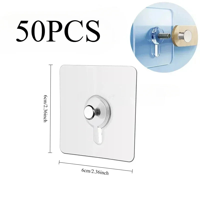 Photo Frame Hooks Storage Rack Screw Holders Door Hanger Self-Adhesive Multi-Function Gadgets Organizer Kitchen Accessorie