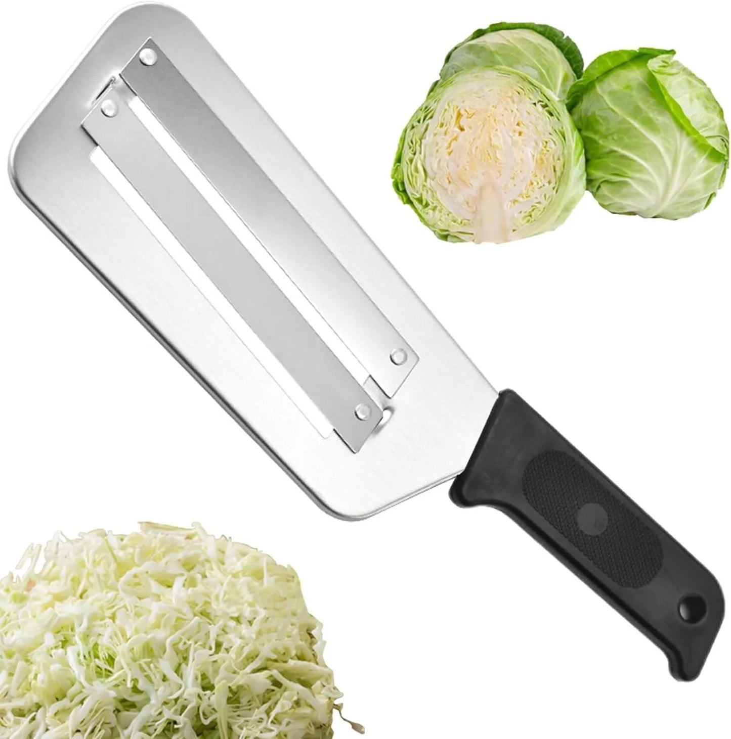 Cabbage Shredder for Coleslaw Sauerkraut cabbage slicer Cutter Chopper kitchen Knife Cabbage Peeler Lettuce Shredder lettuce Knife Cabbages Graters for Kitchen Fruit Vegetable Slicer Mandoline Slicers