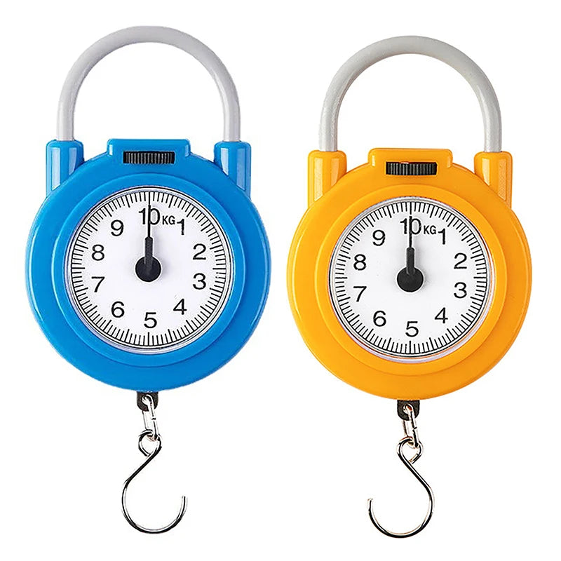 10kg Portable Hanging Mechanical Scale Fish Luggages Kitchen Scale Hanging High Precision Digital Hand Held Spring Scale