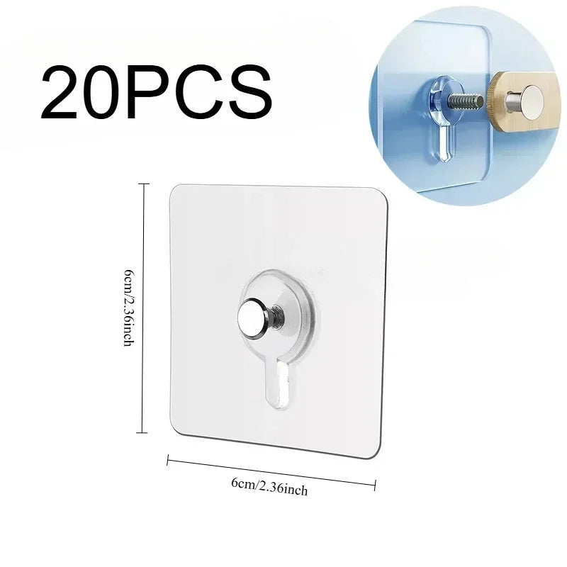 Photo Frame Hooks Storage Rack Screw Holders Door Hanger Self-Adhesive Multi-Function Gadgets Organizer Kitchen Accessorie