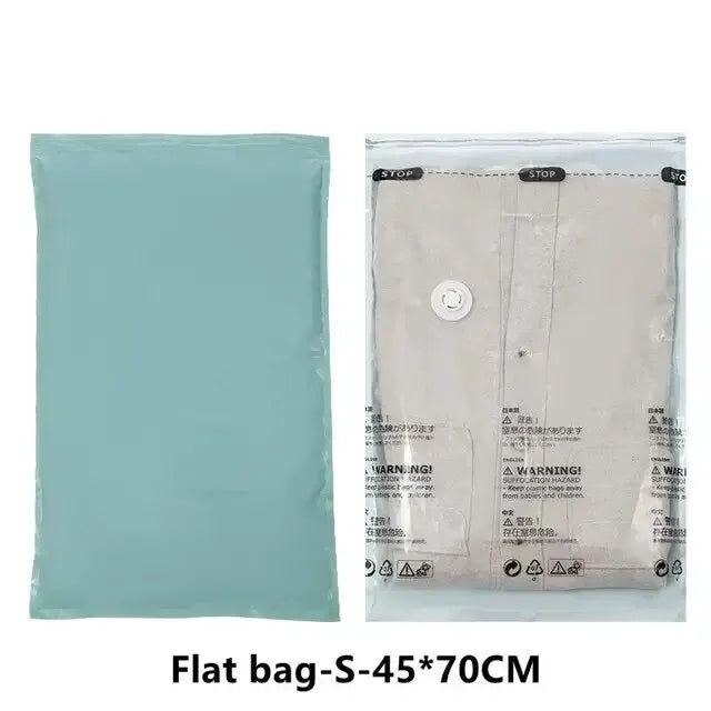 1pc No Need Pump Vacuum Bags Large Plastic Storage Bags for Storing Clothes Blankets Compression Empty Bag Travel Accessories