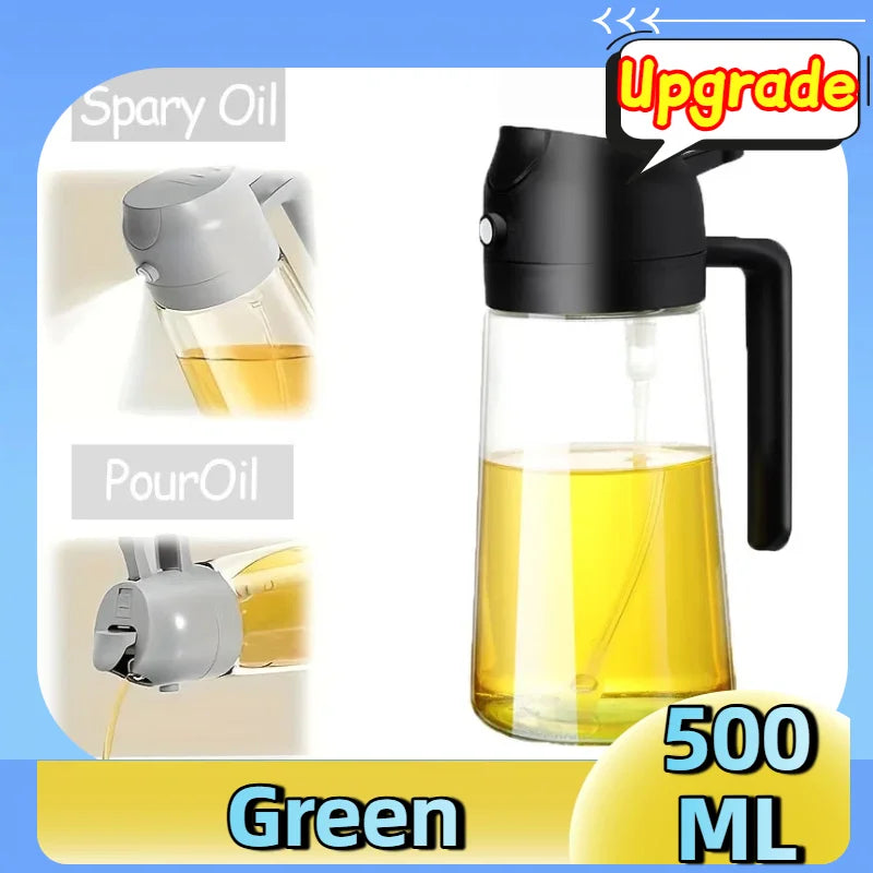 Oil Spray for Cooking Olive Oil Dispenser Plastic Bottle Sprayer Mist-Reusable Food Grade Oil Vinegar Spray Kitchen Accessories