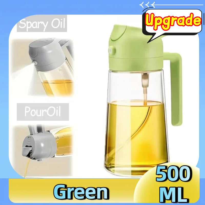 Oil Spray for Cooking Olive Oil Dispenser Plastic Bottle Sprayer Mist-Reusable Food Grade Oil Vinegar Spray Kitchen Accessories